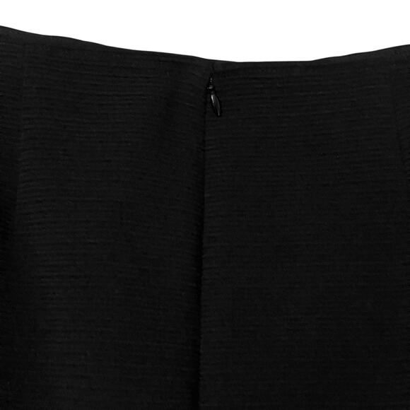 Rickie Freeman Teri Jon Mini Skirt Size 16W Black High Rise Stretch Whimsygoth - Picture 5 of 10